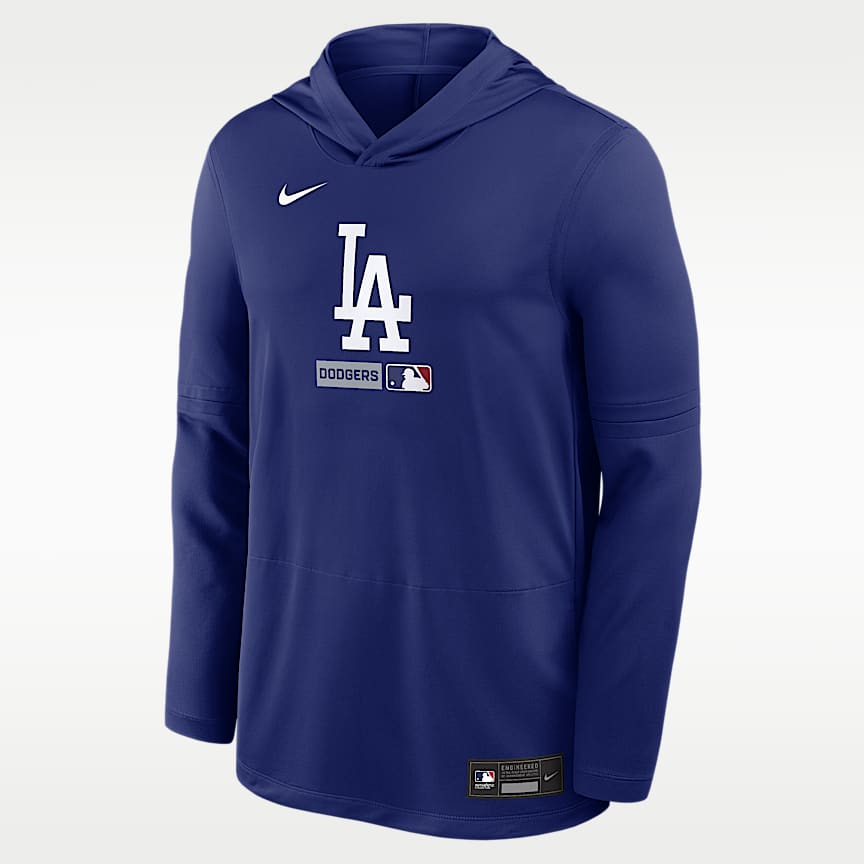 Los Angeles Dodgers Lockup Men's Nike MLB Full-Zip Hoodie. Nike.com